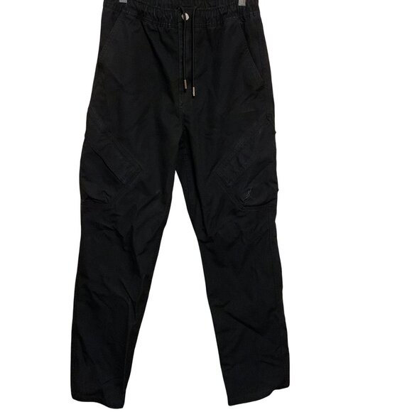 Nike Jordan Women's Pants Black Flight Cargo Cotton Pockets Size P/CH Sporty - Picture 5 of 14